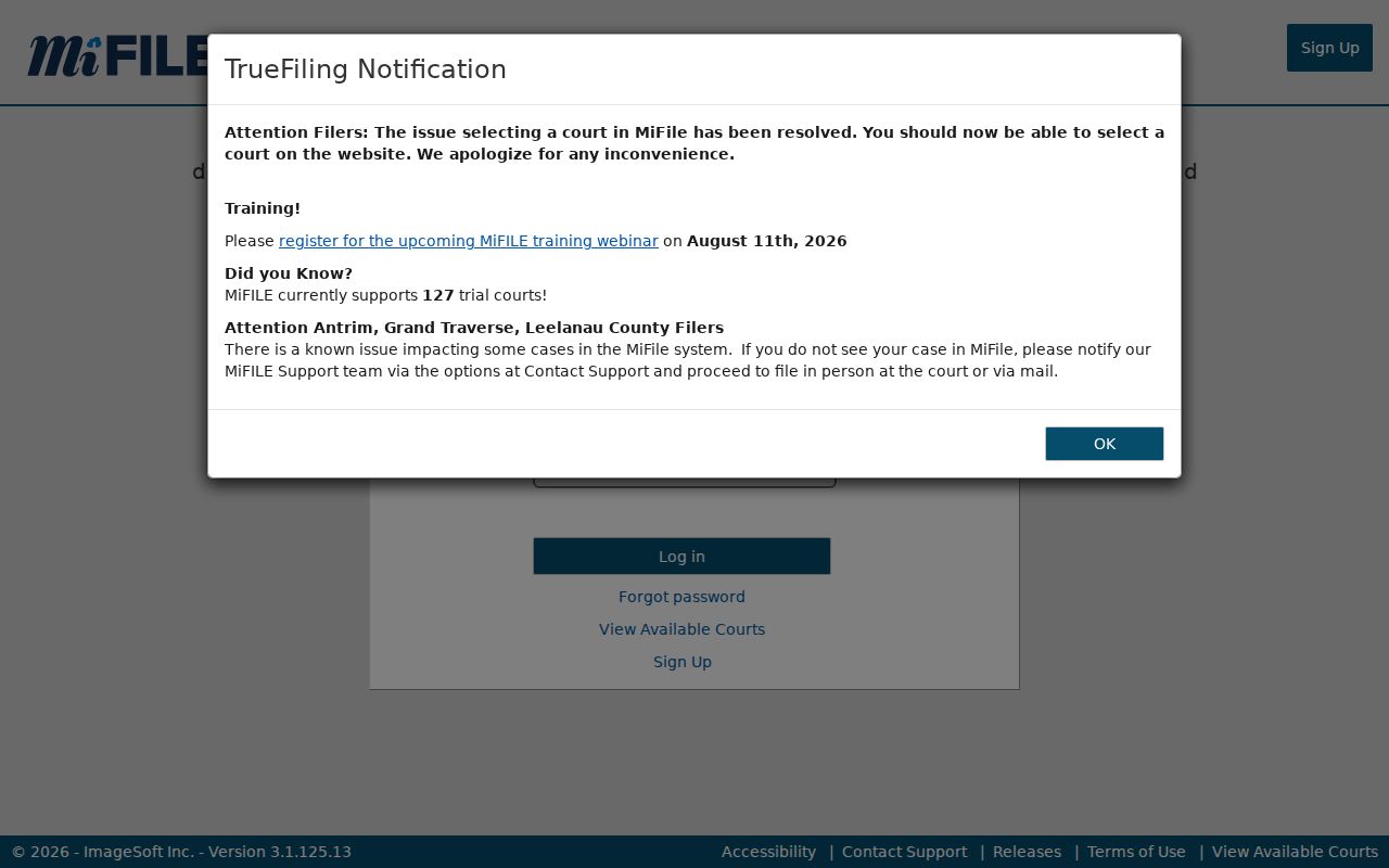 Dickinson County case search and e-filing record access